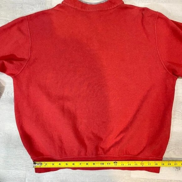 RARE Cypress Point Golf Club Pullover Men's 1/4 Zip Sweater Salmon Size XL - Picture 13 of 16